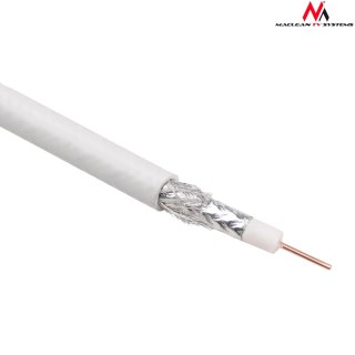 Kabel przewód koncentryczny antenowy/satelitarny Maclean, 1.0CCS RG6, 25M, MCTV-574