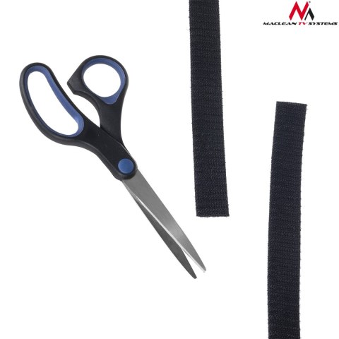 Organizator kabli Maclean, taśma, rzep, dwustronna, 20mm*15.3m, czarna, MCTV-542 Organizator kabli Maclean, taśma, rzep, dwustronna, 20mm*15.3m, czarna, MCTV-542