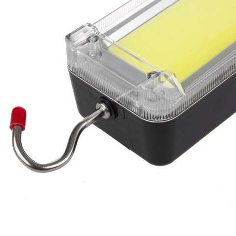 Lampa warsztatowa magnetyczna COB Maclean, 2x1200mAh, 700lm, USB Typ-C/Micro USB, MCE307