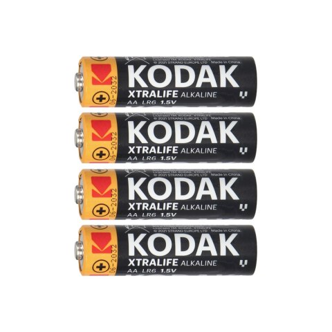 Baterie Kodak XTRALIFE Alkaline AA LR6, 4 szt. Baterie Kodak XTRALIFE Alkaline AA LR6, 4 szt.