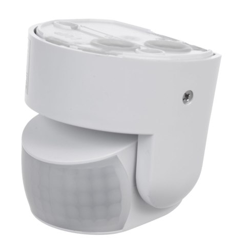 Czujnik ruchu PIR Maclean, na podczerwień, IP65, biały, zasięg 12m, max. obiążenie 800/1200W, MCE468 W,