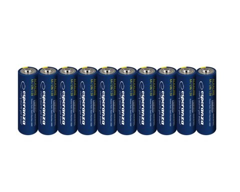 EZB112 Esperanza baterie alkaliczne aa 10szt zgrzewka zawieszana EZB112 Esperanza baterie alkaliczne aa 10szt zgrzewka zawieszana