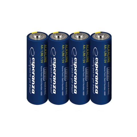 EZB116 Esperanza baterie alkaliczne aa 4szt zgrzewka EZB116 Esperanza baterie alkaliczne aa 4szt zgrzewka