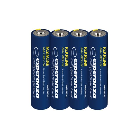EZB117 Esperanza baterie alkaliczne aaa 4szt zgrzewka EZB117 Esperanza baterie alkaliczne aaa 4szt zgrzewka