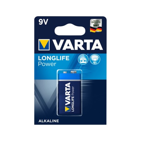 Bateria alkaliczna VARTA 9V LONGLIFE 1szt./bl. Bateria alkaliczna VARTA 9V LONGLIFE 1szt./bl.