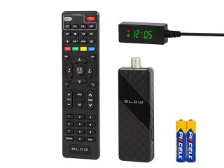 77-038# Dekoder tuner dvb-t2 blow 6000fhd mini op.