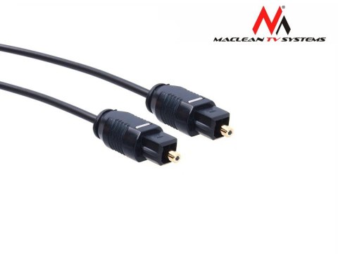 Przewód Maclean, Optyczny, Toslink T-T, ULTRA SLIM, 0.5m, MCTV-750 Przewód Maclean, Optyczny, Toslink T-T, ULTRA SLIM, 0.5m, MCTV-750