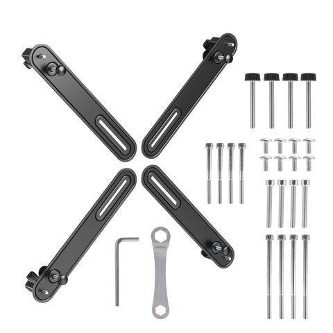 Adapter do monitorów bez otworów w standardzie VESA Maclean, czarny, 17"-32", 10kg max, MC-990