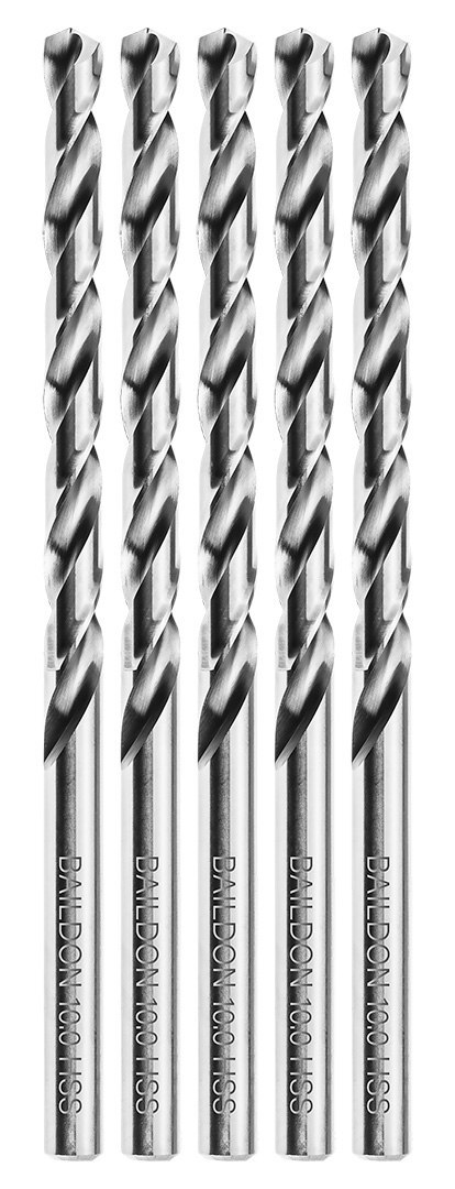 Wiertła do metalu Baildon BASIC DIN 340 RN NWKb 10 mm, HSS (S), 184-121 mm, wielokrotność 5 Wiertła do metalu Baildon BASIC DIN 340 RN NWKb 10 mm, HSS (S), 184-121 mm, wielokrotność 5