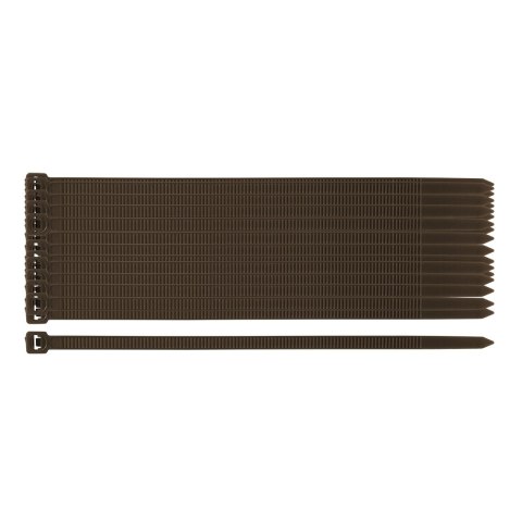 Opaski zaciskowe ogrodowe 4,8 x 160mm, 50 szt., brązowe Opaski zaciskowe ogrodowe 4,8 x 160mm, 50 szt., brązowe