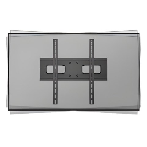 Uchwyt do TV Maclean, max VESA 400x400, 32-75", 50kg, reg.kąta w pionie i poziomie, profil 80-380mm, czarny, MC-788