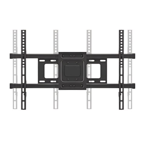 Uchwyt do TV Maclean, max VESA 600x400, 32-85", 60kg, reg.kąta w pionie i poziomie, profil 65-390mm, czarny, MC-789