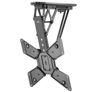 Uchwyt do TV elektryczny sufitowy Maclean, obsługa TUYA, max VESA 400x400, pilot, 23"-55", 30kg, MC-492