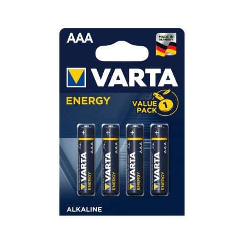 Bateria alkaliczna VARTA LR03 ENERGY 4szt./bl. Bateria alkaliczna VARTA LR03 ENERGY 4szt./bl.