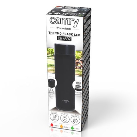 CR 4507bk Termos led 473ml czarny