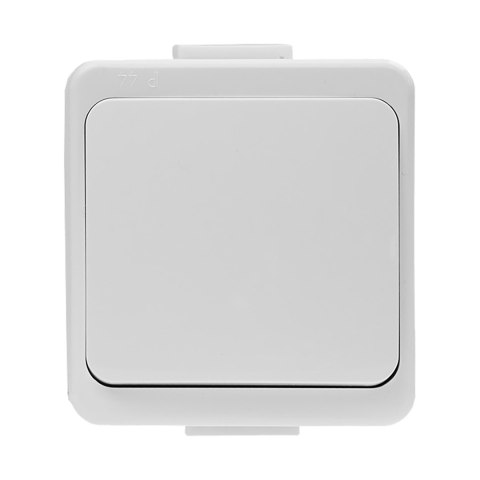 Łącznik n/t 10A, 250V, 1-biegunowy IP44, SMART, biały Łącznik n/t 10A, 250V, 1-biegunowy IP44, SMART, biały