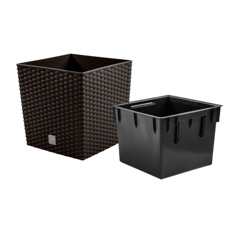 Doniczka z wkładem Rato Low DRTS400L umbra Doniczka z wkładem Rato Low DRTS400L umbra