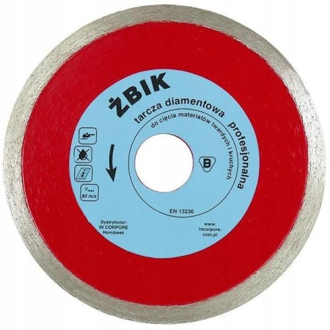 TARCZA DIAMENTOWA GŁADKA ŻBIK 180MM TARCZA DIAMENTOWA GŁADKA ŻBIK 180MM