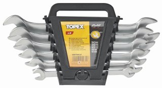 KOMPLET KLUCZY PŁASKICH 6-SZTUKOWY 6-17MM