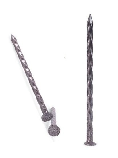 GWOŹDZIE KWADRATOWE SKRĘCANE OCYNKOWANE 3.8*80MM GWOŹDZIE KWADRATOWE SKRĘCANE OCYNKOWANE 3.8*80MM