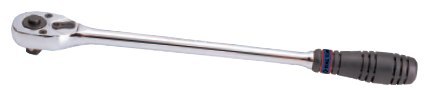 GRZECHOTKA 1/2 250MM 32 ZĘBY CHROM, UCHWYT GUMOWY GRZECHOTKA 1/2 250MM 32 ZĘBY CHROM, UCHWYT GUMOWY