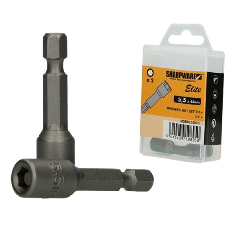 KOŃCÓWKA MAGNETYCZNA SZEŚCIOKĄTNA 10*50MM OP-2SZT KOŃCÓWKA MAGNETYCZNA SZEŚCIOKĄTNA 10*50MM OP-2SZT