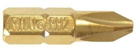 GROT, BIT TYPU PHILLIPS TIN-TYTANOWY 1/4' 25MM 10SZT. PH3 GROT, BIT TYPU PHILLIPS TIN-TYTANOWY 1/4' 25MM 10SZT. PH3