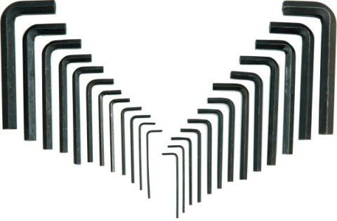 KLUCZE IMBUSOWE METRYCZNO-CALOWE KOMPLET 25 SZTUK 1 - 10MM KLUCZE IMBUSOWE METRYCZNO-CALOWE KOMPLET 25 SZTUK 1 - 10MM