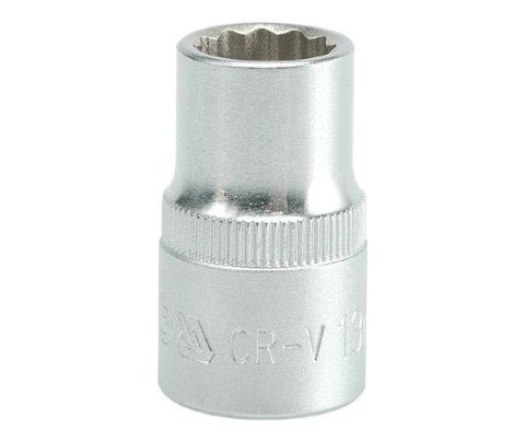NASADKA KRÓTKA 12-KĄTNA CHROMOWANA 1/2'' 14MM NASADKA KRÓTKA 12-KĄTNA CHROMOWANA 1/2'' 14MM