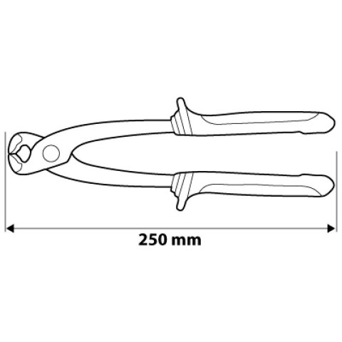 SZCZYPCE TYNKARSKIE ZBROJARSKIE 250MM SZCZYPCE TYNKARSKIE ZBROJARSKIE 250MM
