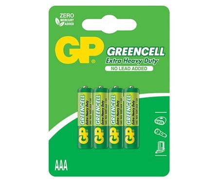BATERIA GREENCELL 1.5V AAA R3 4 SZTUKI BATERIA GREENCELL 1.5V AAA R3 4 SZTUKI