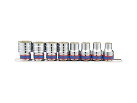 KOMPLET NASADEK 1/2 6-KĄTNE 8 SZTUK 10-22MM CHROMOWANE KOMPLET NASADEK 1/2 6-KĄTNE 8 SZTUK 10-22MM CHROMOWANE