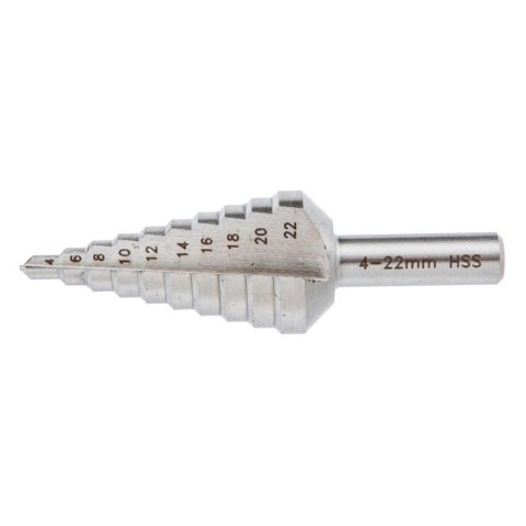 WIERTŁO WIELOSTOPNIOWE DO METALU 4-22MM WIERTŁO WIELOSTOPNIOWE DO METALU 4-22MM