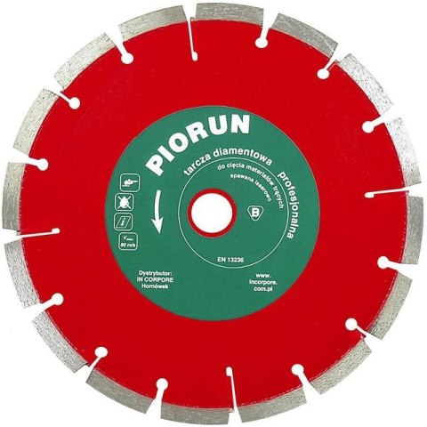 TARCZA DIAMENTOWA SEGMENTOWA PIORUN 230MM TARCZA DIAMENTOWA SEGMENTOWA PIORUN 230MM