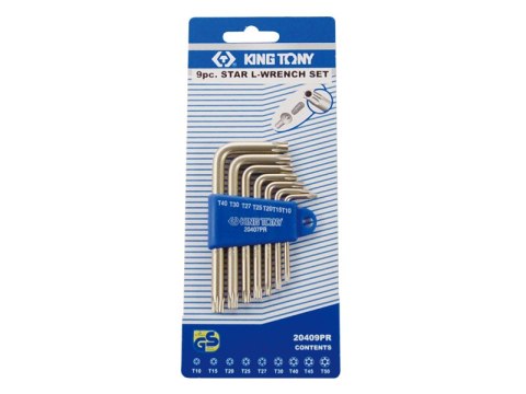 KOMPLET IMBUSÓW TORX Z OTWOREM 7 SZTUK T10 - T40 KOMPLET IMBUSÓW TORX Z OTWOREM 7 SZTUK T10 - T40