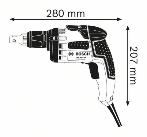 WKRĘTARKA GSR 6-45TE 701W 12NM 1/4'' 0-4500OBR/MIN WKRĘTARKA GSR 6-45TE 701W 12NM 1/4'' 0-4500OBR/MIN