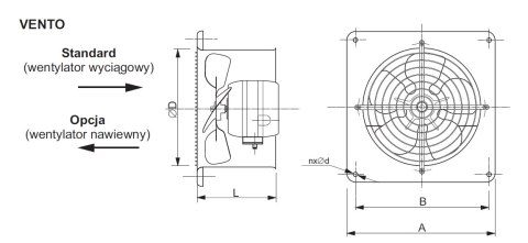 WENTYLATOR VENTO 26 1F WENTYLATOR VENTO 26 1F