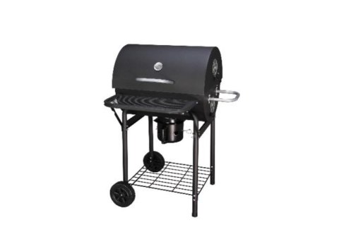 GRILL WĘGLOWY NA KÓŁKACH Z MISĄ W KSZTAŁCIE WALCA GRILL WĘGLOWY NA KÓŁKACH Z MISĄ W KSZTAŁCIE WALCA