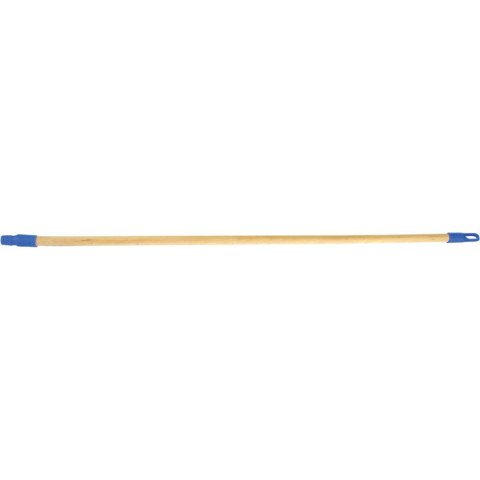 Kij do miotły gwintowany z haczykiem 110cm fi=22mm Kij do miotły gwintowany z haczykiem 110cm fi=22mm