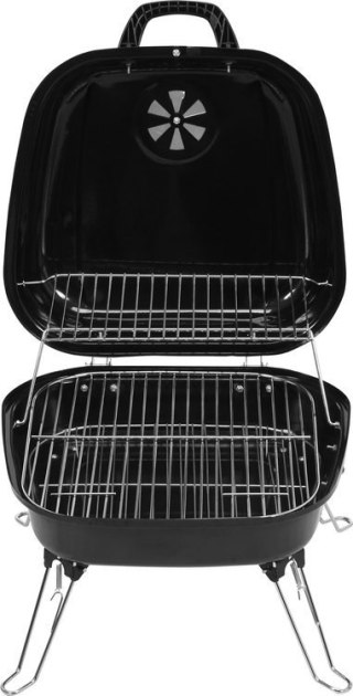 GRILL WĘGLOWY PRZENOŚNY 33*35.5CM.