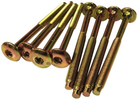 WKRĘT MEBLOWY OCYNKOWANY ŁEB PŁASKI 8*40MM WKRĘT MEBLOWY OCYNKOWANY ŁEB PŁASKI 8*40MM