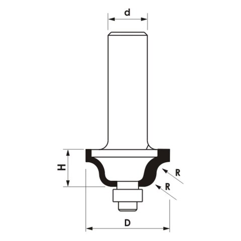 FREZ TRZPIENIOWY CNC PREMIUM KSZTAŁTOWY 54*27*12 FREZ TRZPIENIOWY CNC PREMIUM KSZTAŁTOWY 54*27*12