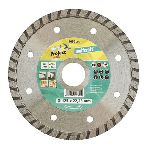 TARCZA DIAMENTOWA DO PŁYTEK 125*22/7 TARCZA DIAMENTOWA DO PŁYTEK 125*22/7