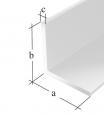 PROFIL KĄTOWY PVC BIAŁY 1000X20X10X1,5