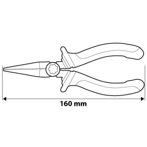 SZCZYPCE OKRĄGŁE 160MM SZCZYPCE OKRĄGŁE 160MM