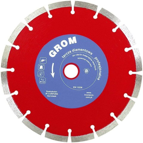 TARCZA DIAMENTOWA SEGMENTOWA GROM 350MM TARCZA DIAMENTOWA SEGMENTOWA GROM 350MM