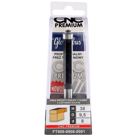 FREZ TRZPIENIOWY CNC PREMIUM PROSTY DWUPŁYTKOWY 12.7*50.8*12 FREZ TRZPIENIOWY CNC PREMIUM PROSTY DWUPŁYTKOWY 12.7*50.8*12