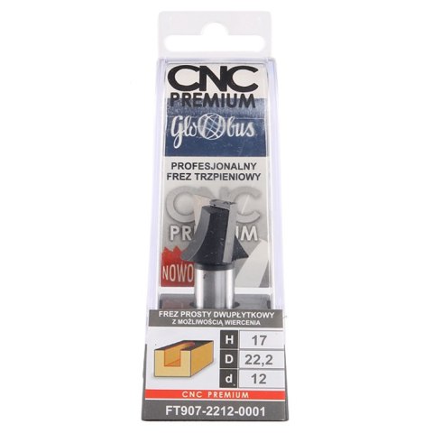 FREZ TRZPIENIOWY CNC PREMIUM PROSTY DWUPŁYTKOWY 22*17*12 FREZ TRZPIENIOWY CNC PREMIUM PROSTY DWUPŁYTKOWY 22*17*12