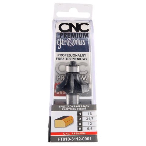FREZ TRZPIENIOWY CNC PREMIUM ZAOKRĄGLAJĄCY 31.7*16*12 FREZ TRZPIENIOWY CNC PREMIUM ZAOKRĄGLAJĄCY 31.7*16*12