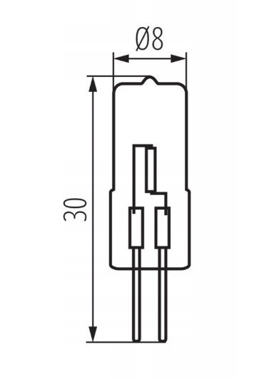 ŻARÓWKA HALOGENOWA 10W 12V G-4 ŻARÓWKA HALOGENOWA 10W 12V G-4
